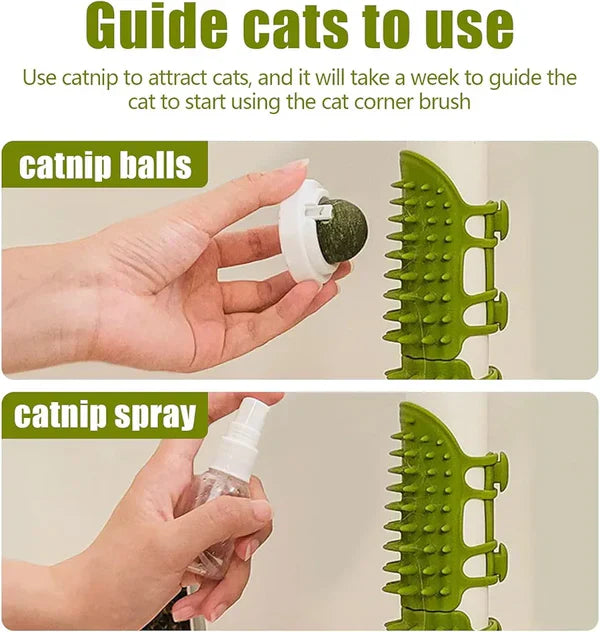 Cat Self Groomer Corner Scratcher 2pcs