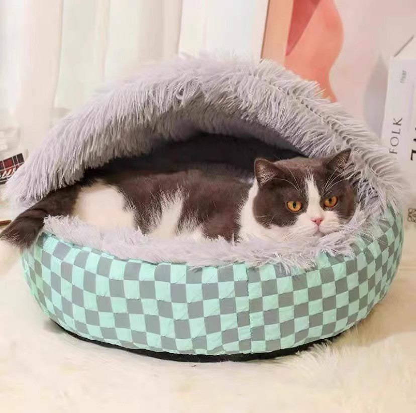 Pet Warm Diamond Quilt Closed Nest - PP12