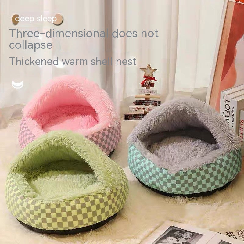 Pet Warm Diamond Quilt Closed Nest - PP12