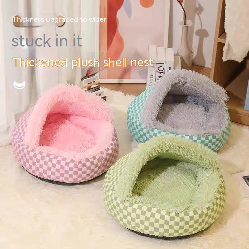 Pet Warm Diamond Quilt Closed Nest - PP12