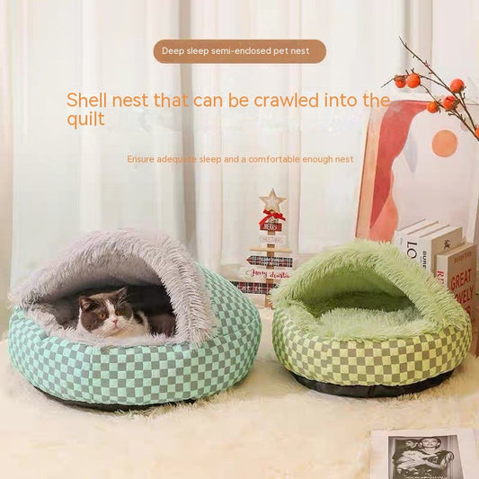 Pet Warm Diamond Quilt Closed Nest - PP12